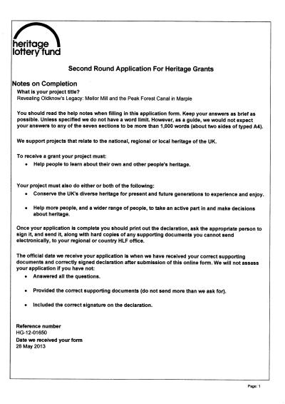 Letter Of Support Example Grant Application from www.mellorarchaeology.org.uk