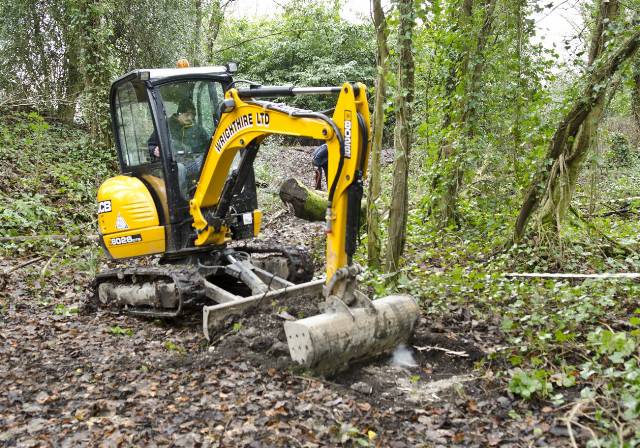 The First Cut is made down by the Riverside